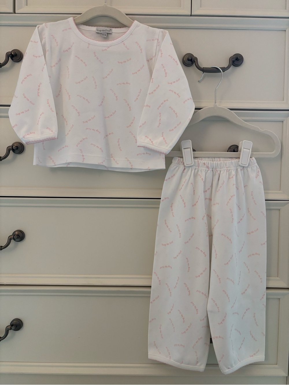 EUC Hug Me First Baby Girl 2 Piece Set - Size 12-18 Months